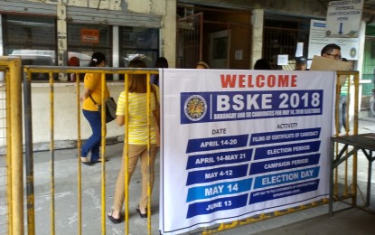 <p>The Commission on Elections office in Bacolod City. <em>(PNA Bacolod file photo)</em></p>